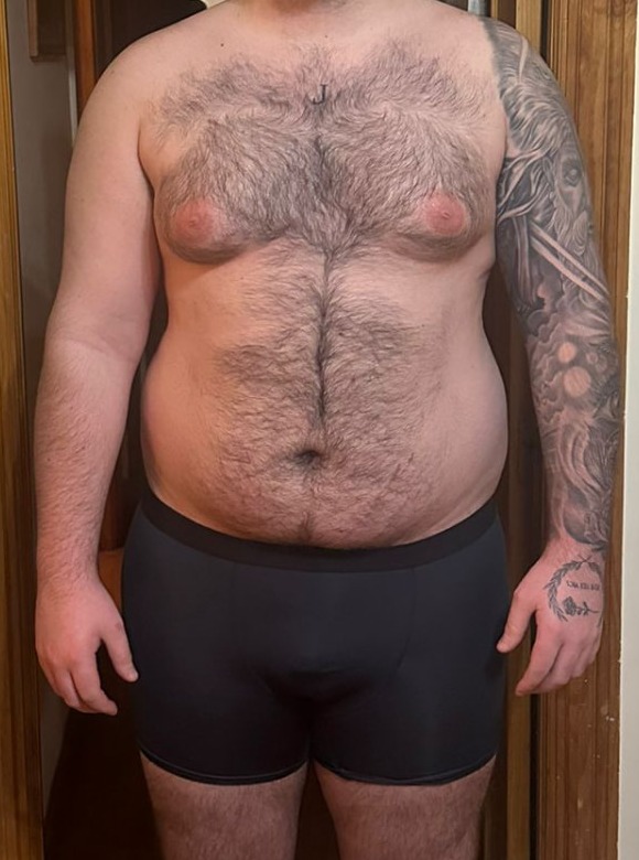 Inicio del proceso real de un cliente con 131 kg